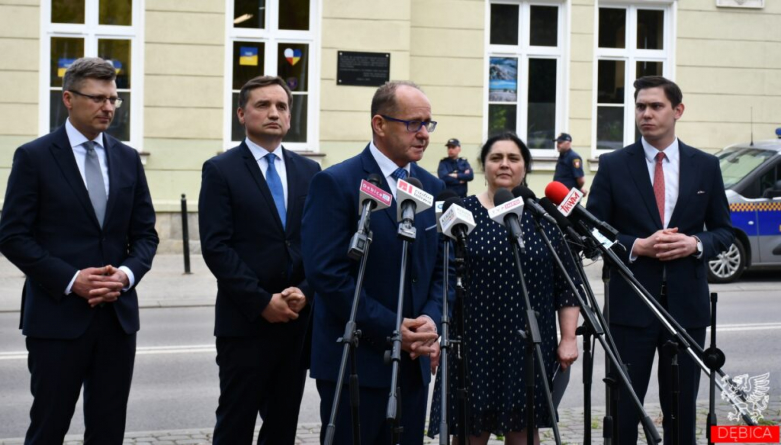Minister Sprawiedliwości z wizytą w Punkcie Pomocy w Dębicy 09 maja 2022