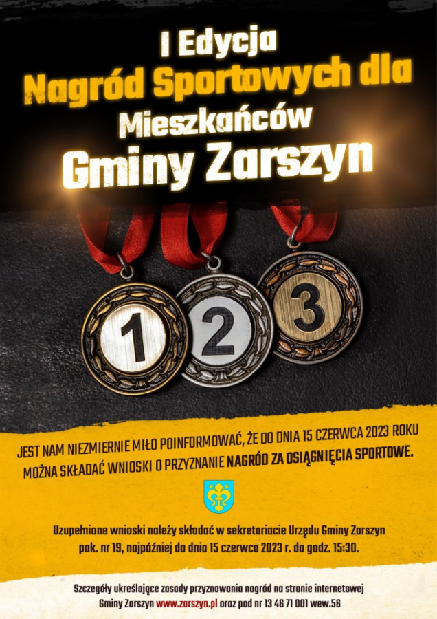 I edycja nagród sportowych dla mieszkańców Gminy Zarszyn