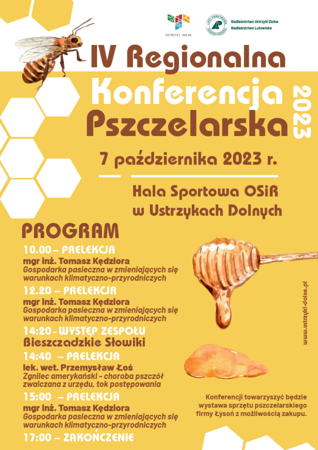 IV Regionalna Konferencja Pszczelarska w Ustrzykach Dolnych