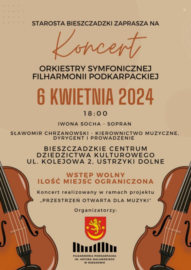 Koncert Orkiestry Symfonicznej Filharmonii Podkarpackiej